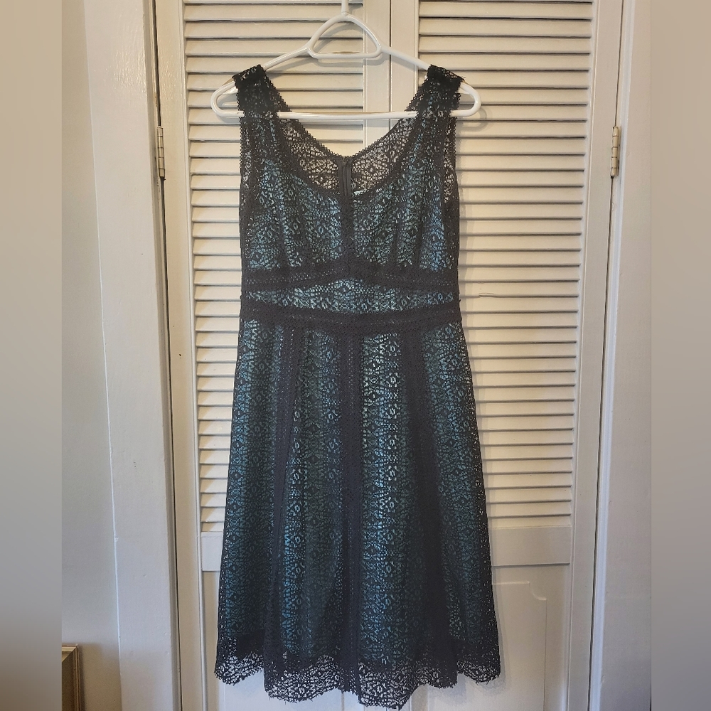 Nanette Lapore lace overlay dress
